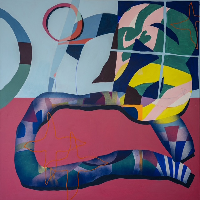 what a ride, 2024 (120x120cm)