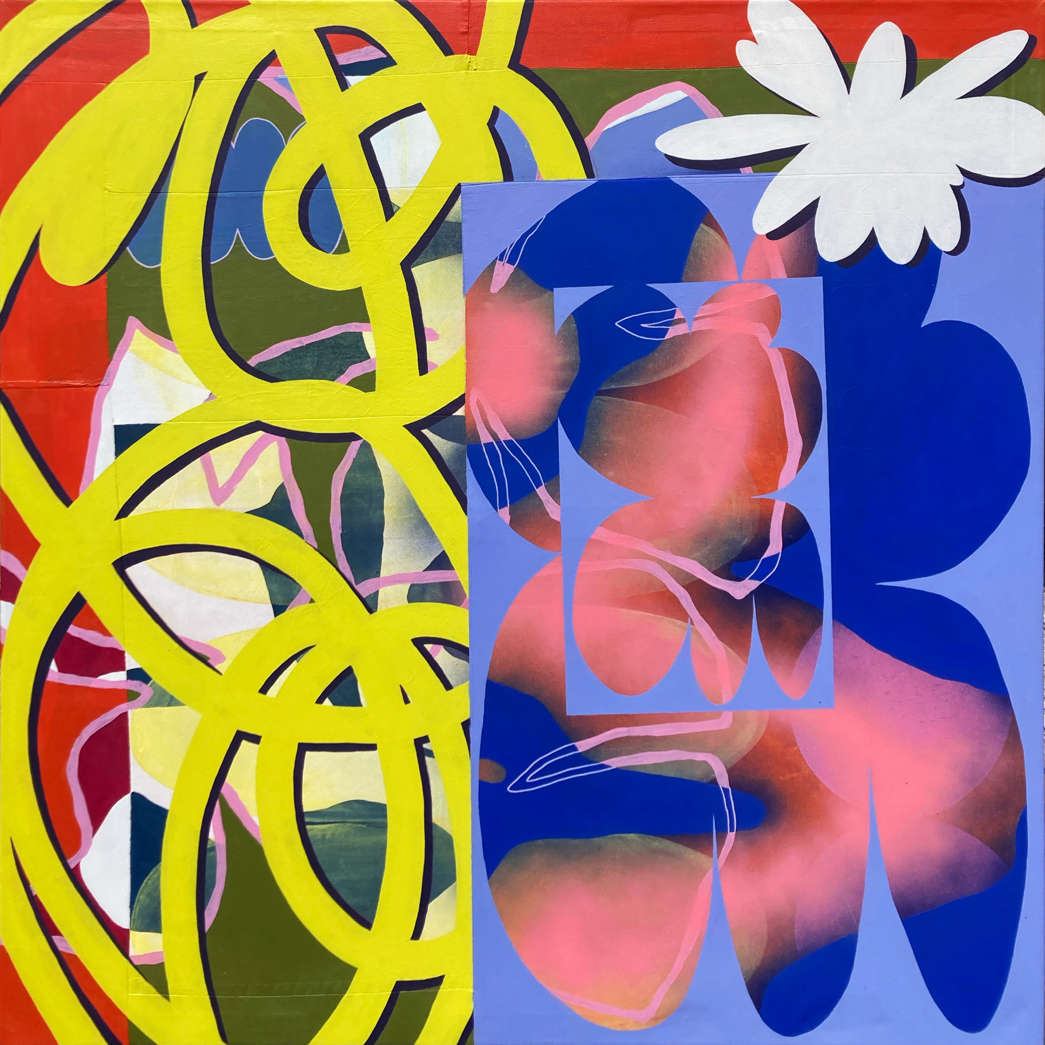 Mentale Konfusionen, 2025 (130x130cm)